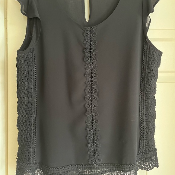 Black sleeveless blouse - size L - Picture 2 of 8